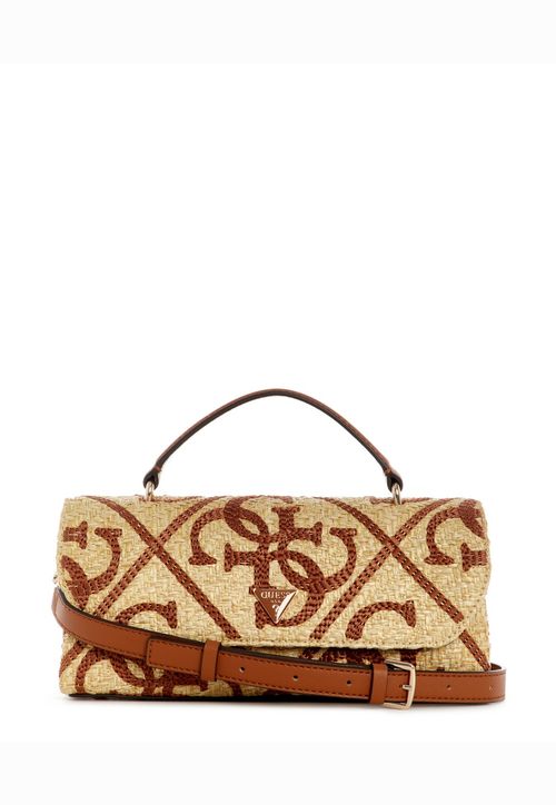 Bolsa Kirsten de Mão Flap Caramelo