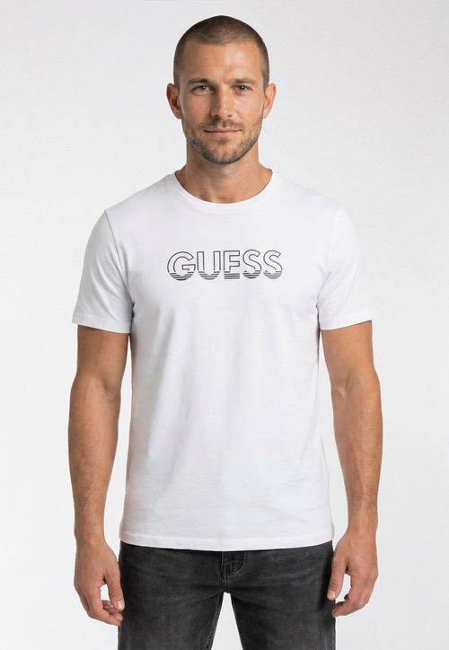 Camiseta Logo Guess Furta Cor Branco