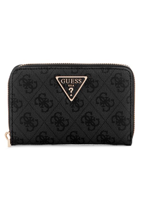 Carteira Laurel II Slg Med Zip Around Preto