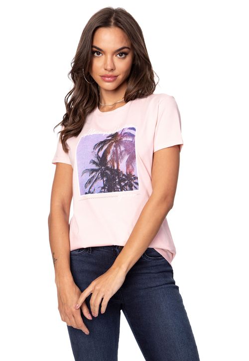 Camiseta Always Dream Guess Rosa Pink