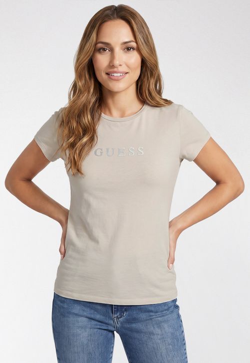Camiseta GUESS Silk Bege