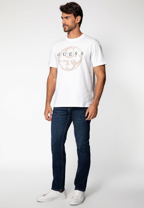 Camiseta Eco Patch Logo Branco